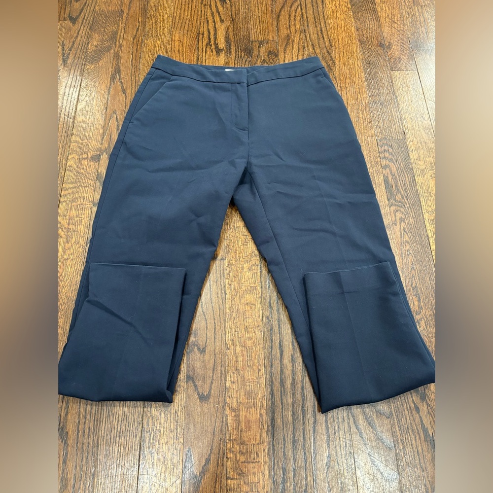 H & M navy blue ankle trouser pants size 2